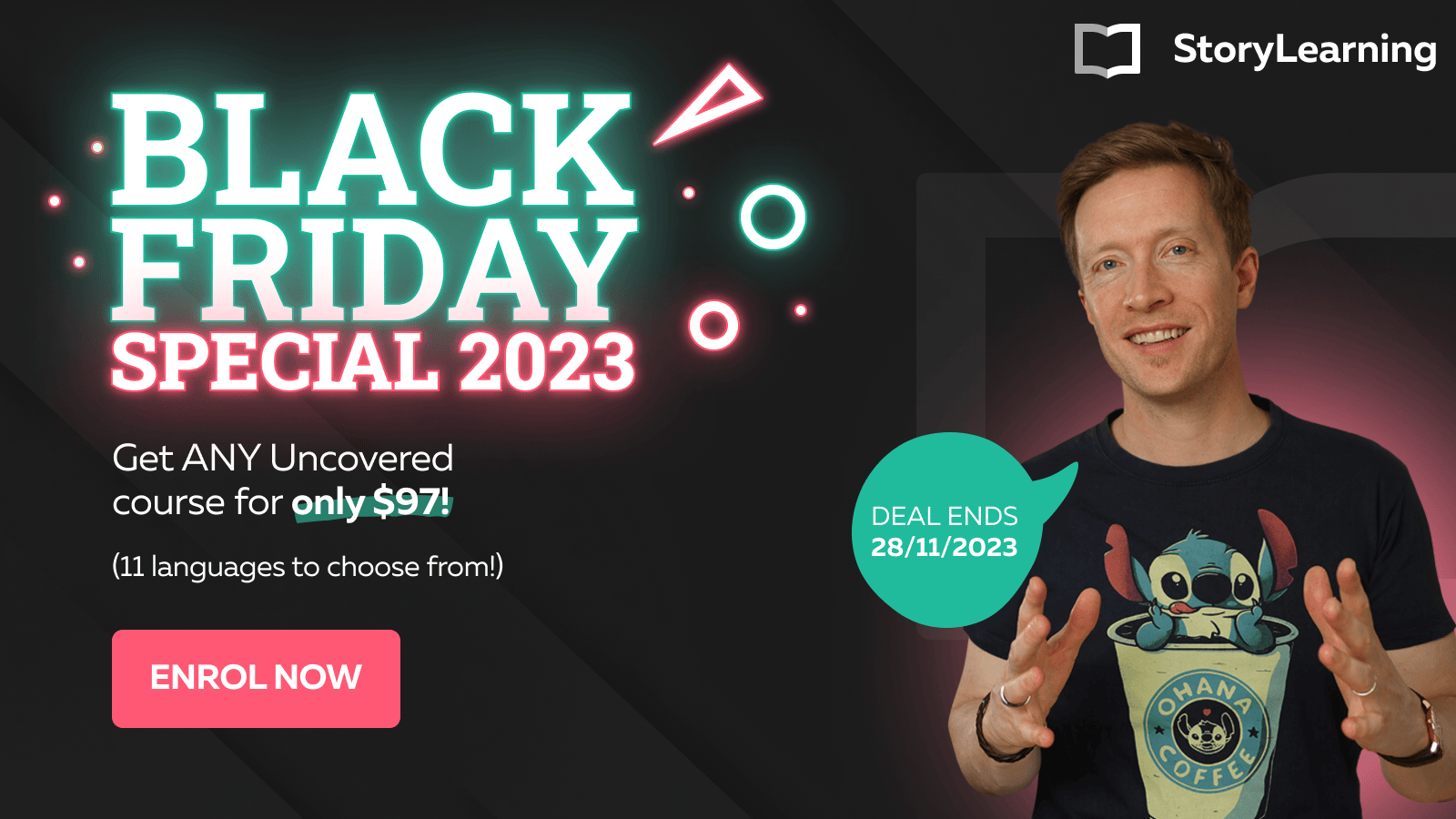 $200 OFF UNCOVERED Storylearning Courses by Olly Richards